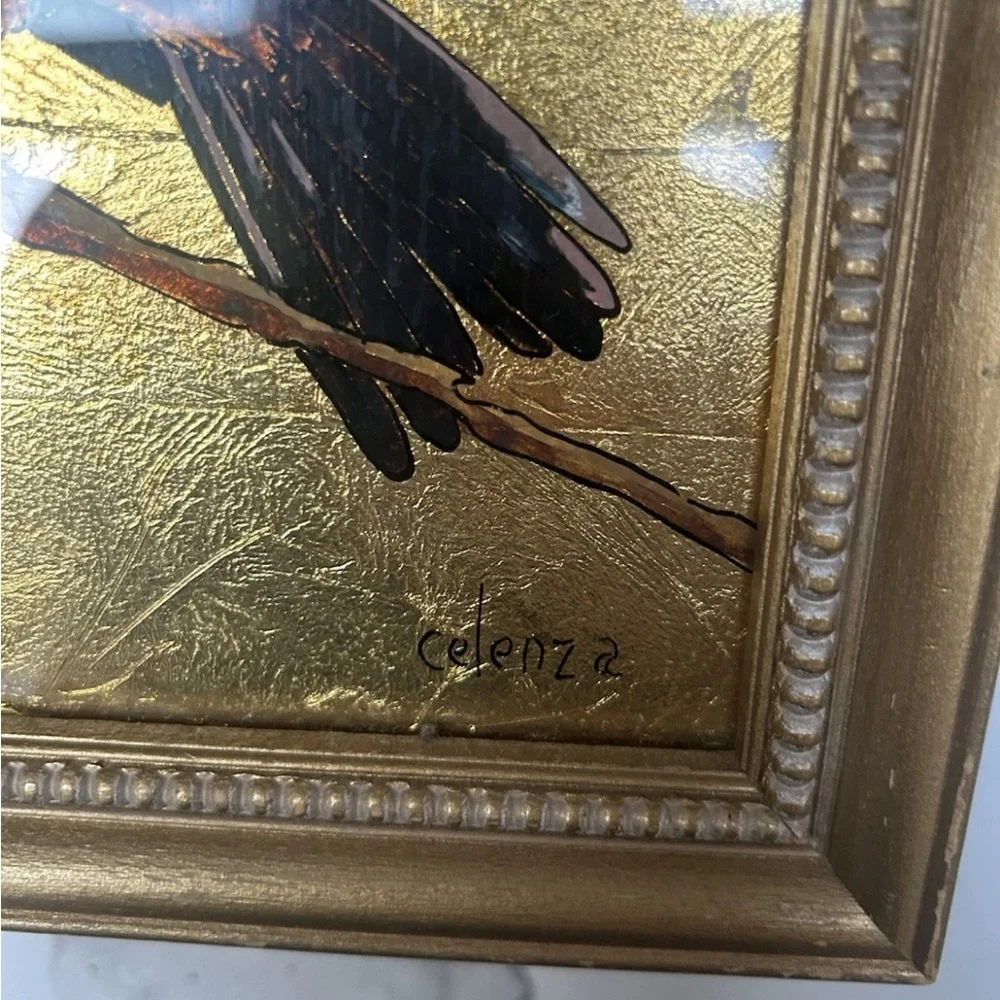 Celenza Framed Gold Leaf Painting
